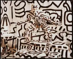 Keith Haring, New York by Annie Leibovitz, 1986, Dye destruction print, sold Apr 2016