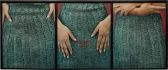 Lower Region by Lorna Simpson, 1992, Polaroid print triptych, sold Apr 2016