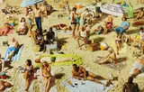 Alex Prager, Crowd #3 (Pelican Beach), 2013, Archival pigment print, flush-mounted