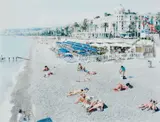 Massimo Vitali, Negresco Mare #2268, 2005, Chromogenic print, flush-mounted and face-mounted to Plexiglas