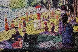 A Sunday on La Grande Jatte, after Georges Seurat from Gordian Puzzles by Vik Muniz, 2009, Chromogenic print, sold Apr 2016