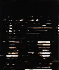 Untitled (C-81) by Marco Breuer, 2002, Unique chromogenic paper, sanded, sold Apr 2016