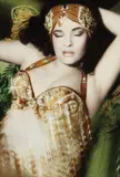 Youssef Nabil, Natacha with Eyes Closed, Cairo, 2000, Hand-colored gelatin silver print with white paint