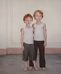 Hugo and Dylan 1 by Loretta Lux, 2006, Dye destruction print, offered Apr 2016