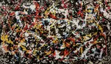 Convergence Number 10, after Jackson Pollock from Pictures of Pigment by Vik Muniz, 2008, Chromogenic print, offered Apr 2016