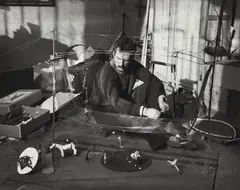 Alexander Calder, Paris by André Kertész, 1929, Gelatin silver print, printed later, sold Apr 2016