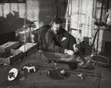 André Kertész, Alexander Calder, Paris, 1929, Gelatin silver print, printed later