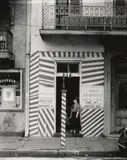 Sidewalk and Shopfront, New Orleans by Walker Evans, 1935, Gelatin silver print, probably printed 1960s, offered Apr 2016