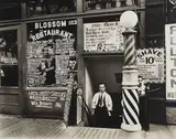 Blossom Restaurant, 103 Bowery, Manhattan by Berenice Abbott, 1935, Gelatin silver print, offered Apr 2016
