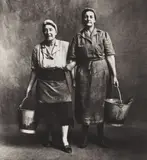 Irving Penn, Cleaning Women, London, 1950, Platinum palladium print, printed 1976