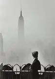 New York City by Elliott Erwitt, 1955, Gelatin silver print, printed later, sold Apr 2016