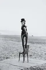 Eva Herzigova, Deauville by Peter Lindbergh, 1990, Gelatin silver print, offered Apr 2016