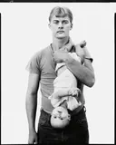 Richard Avedon, John Harrison, lumber salesman, and his daughter Melissa, Lewisville, Texas, November 22