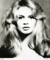 Richard Avedon, Brigitte Bardot, hair by Alexandre, Paris, January 27, 1959, Gelatin silver print