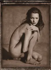 Kate Moss, Marrakech by Albert Watson, 1993, Uniquely toned archival pigment print, Diasec mounted, printed later from the reverse side of the original Polaroid, offered Oct 2016