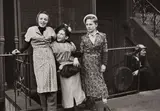 New York (three boys play dress up) by Helen Levitt, circa 1940, Gelatin silver print, printed later, sold Oct 2016