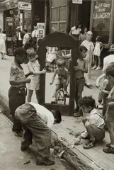New York (broken mirror) by Helen Levitt, circa 1942, Gelatin silver print, printed later, sold Oct 2016