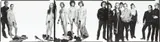 Andy Warhol and members of The Factory, New York City, October 30 by Richard Avedon, 1969, Gelatin silver triptych, hinged and flush-mounted together as one panorama, printed 1975, sold Oct 2016