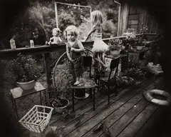Blowing Bubbles by Sally Mann, 1987, Gelatin silver print, sold Oct 2016