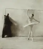 Gregori Maiofis, In Time a Bear May Even Be Taught to Dance, 2008, Bromoil print, printed later