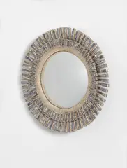 "Romain" mirror by Line Vautrin, circa 1960, Talosel resin, mirrored glass, convex mirrored glass, sold Jun 2016