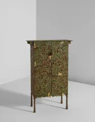 Ingrid Donat, “Hommage à Klimt”, 2014, Patinated bronze, gold leaf