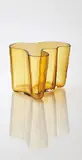 Vase, model no. 9750, from the "Eskimoerindens skinnbuxa" sketch series by Alvar Aalto, designed 1936, Mold-blown "Rio Brown" glass, sold Jun 2016