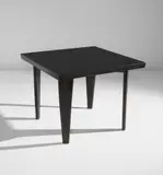 "Square" table, model no. PJ-TA-04-A, designed for the cafeterias and administrative buildings, Chandigarh by Pierre Jeanneret, circa 1959, Painted teak and teak-veneered wood, sold Jun 2016