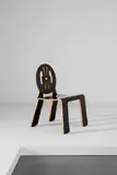 Robert Venturi and Denise Scott Brown, Rare black “Hepplewhite” chair, circa 1984, Laminated bent-plywood