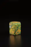 Kazaribako (ornamented box), "Kaguyahime" by Kyohei Fujita, circa 1995, Blown glass with gold and silver leaf, sold Jun 2016