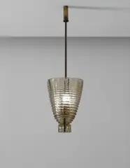 Ceiling light, model no. 5237 by Carlo Scarpa, 1931-1935, Bugnato glass, brass, offered Jun 2016