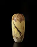 Tall "Closed Form" with rattle by Toshiko Takaezu, circa 1990, Glazed stoneware, sold Dec 2016