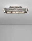 Donald Deskey, Ceiling light from the Brown Palace Hotel, Denver, circa 1936, Aluminum, painted steel, cast glass