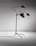 Serge Mouille, Three-armed floor lamp, for the Compagnie Des Arts Français