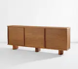 Pierre Jeanneret, Cabinet, from the Henri Ingber Residence, Paris, circa 1950, Oak, oak-veneered wood, pine, aluminum