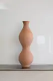 Primavera, Tall vase, 1920s, Bisque-fired red earthenware