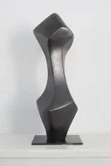 "Os" sculpture by Georges Jouve, 1950s, Glazed earthenware, patinated steel base, sold Dec 2016