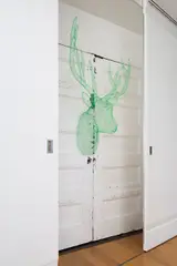 Benedetta Mori Ubaldini, Untitled (stag head), 2000s, Coated chicken wire