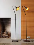 Poul Henningsen, Pair of floor lamps, type 3/2 shades