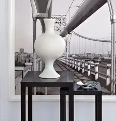 Denise Gatard, Tall vase, 1950s, Glazed earthenware