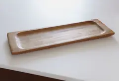 Large tray by Alexandre Noll, 1950s, Mahogany, sold Dec 2016