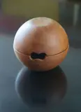 Kaj Bojesen, Pair of interlocking bowls, 1950s, Teak