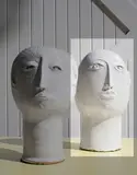 Robert Cloutier and Jean Cloutier, Untitled (head), 1950s, Glazed earthenware
