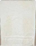 Analia Saban, Two Stripe Hand Towel, 2012, acrylic on towel on canvas