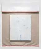 N. Dash, Healer (315), 2012, indigo pigment, gesso, joining compound, linen, watercolor, wood support