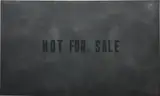 Mark Flood, Not For Sale, 2013, spray paint, acrylic on canvas