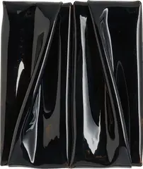 Untitled 5150 by Daniel Turner, 2012, bitumen emulsion, vinyl, wood, sold Mar 2015