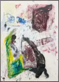 Leo Gabin, Dressing Room Gossip, 2013, acrylic, lacquer, spray paint, silkscreen on canvas