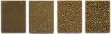 Bettina Werner, Salt More Precious Than Gold, 2006, colorized salt on wood panel, in 4 parts