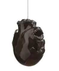 Terence Koh, My Swahili Years, 2007, bronze, paint, wire, mineral oil